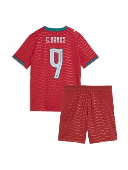 Portugal Goncalo Ramos #9 Replika Hemmakläder Barn VM 2026 Kortärmad (+ byxor)
